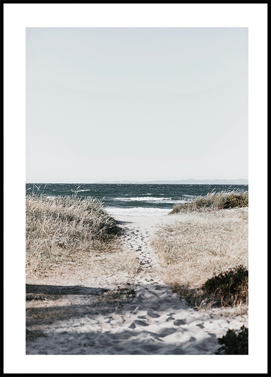 Sandy Path To The Ocean Plakat