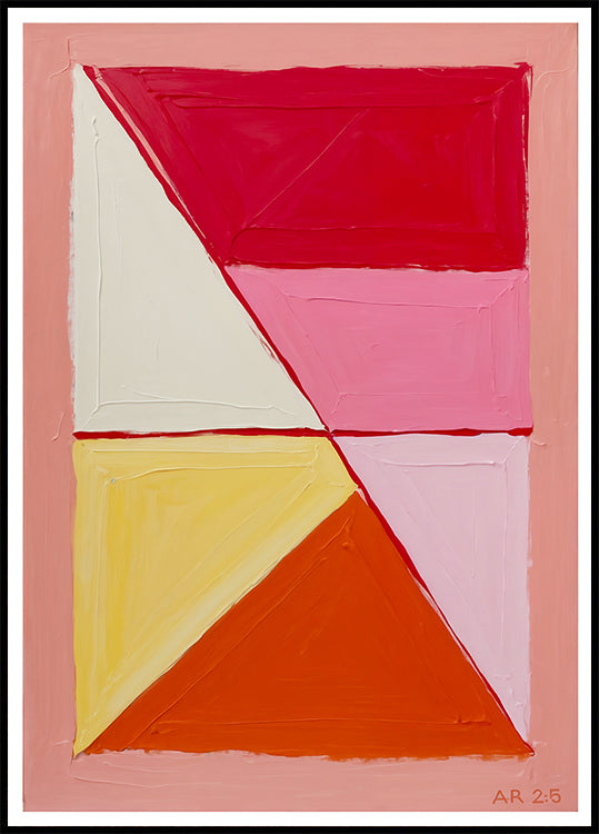 Geometric Warmth Plakat