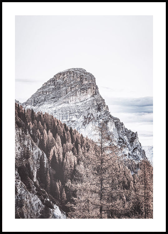 Majestic Mountain Autumn Landscape Plakat