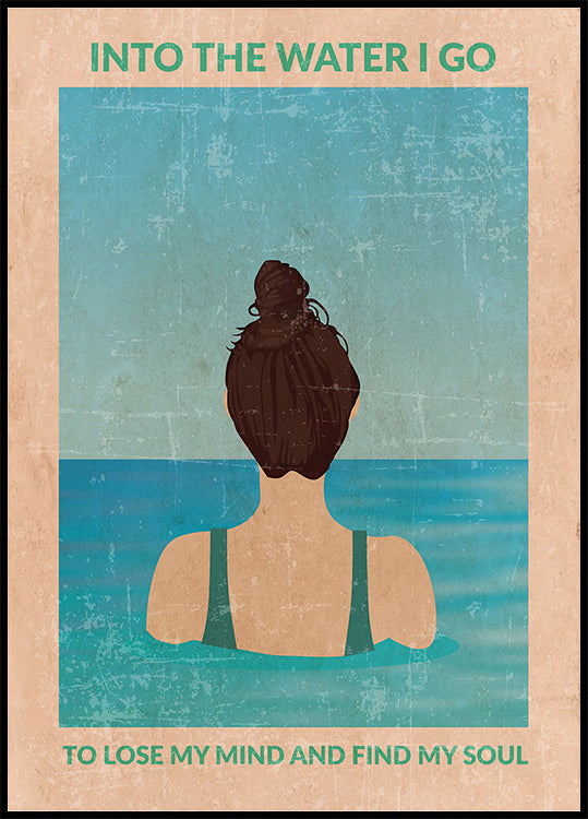 Into the Water Standard Wall Art Plakat