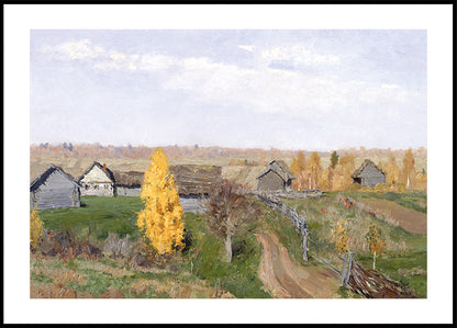 Isaac Levitan - Golden Autumn Plakat