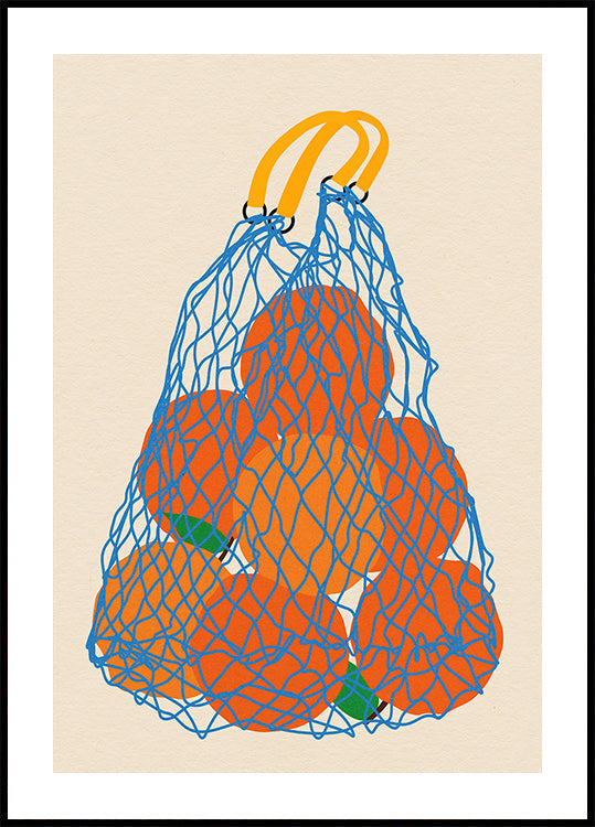 Oranges In a Net Bag Update 24 Plakat