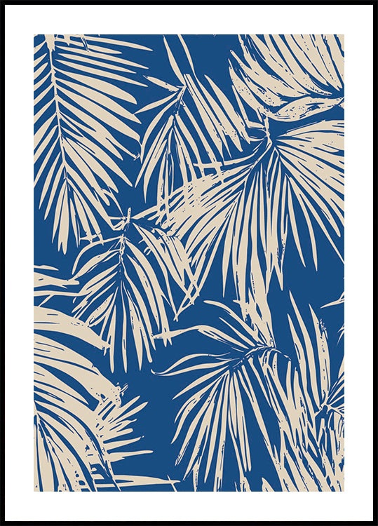 Palm Leaves Pattern Plakat