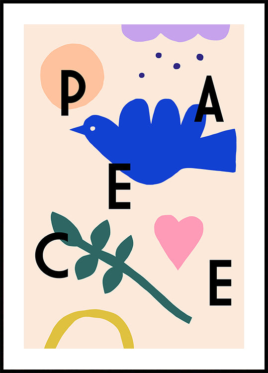 Peace Plakat – Posterbox.no