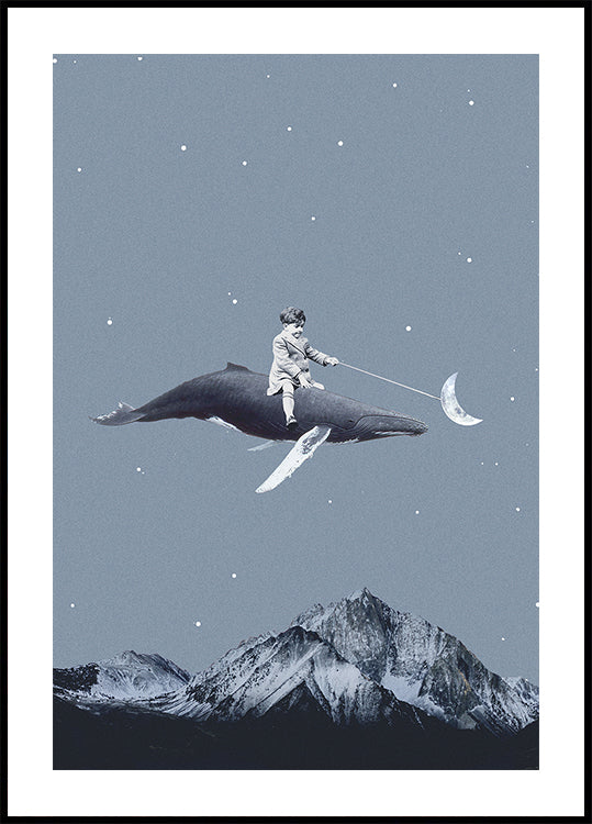 Aim for the moon Plakat