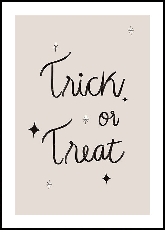 Trick or Treat Plakat