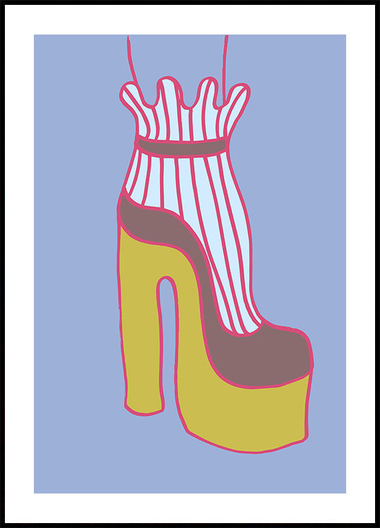 Yellow Heel 01 Plakat