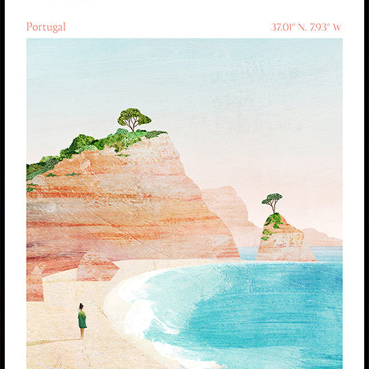 Algarve, Portugal Plakat