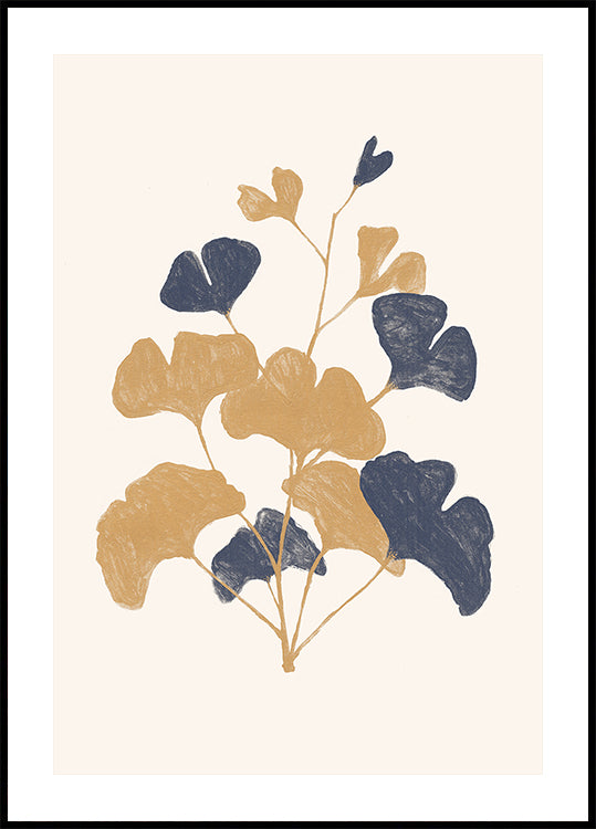 Golden Ginko Plakat