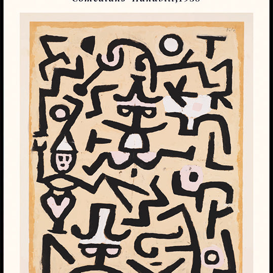 Comedians' Handbill by Paul Klee Plakat