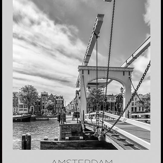 In focus: AMSTERDAM Magere Brug Plakat