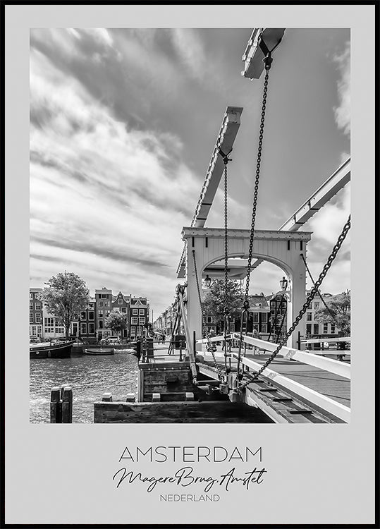 In focus: AMSTERDAM Magere Brug Plakat