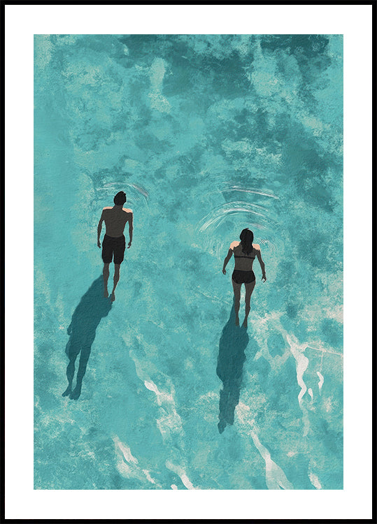 Beach Couple Plakat