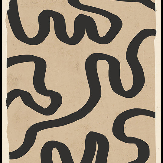 Abstract Line Art 173 Plakat