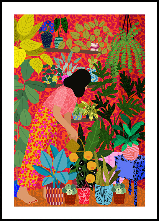 Watering My Plants Plakat