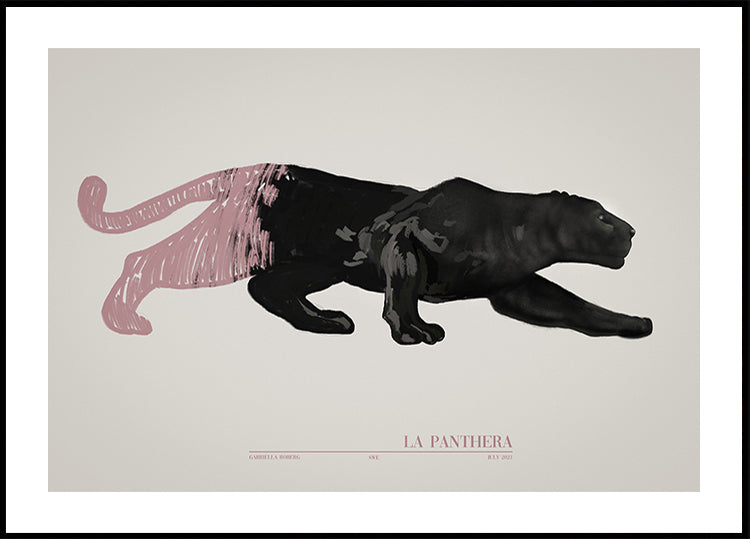 La Panthera (pink) Plakat