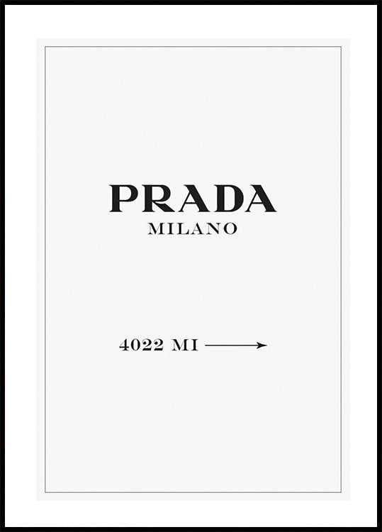 Prada Milano Plakat