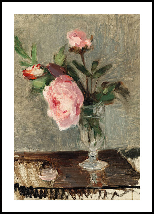 Peonies by Berthe Morisot Plakat, Impressionist Floral Still Life Art Plakat