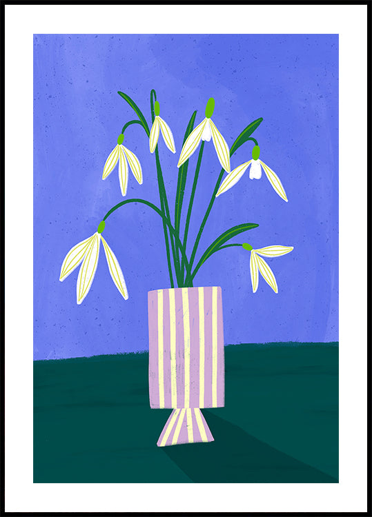 Snowdrops in Stripes