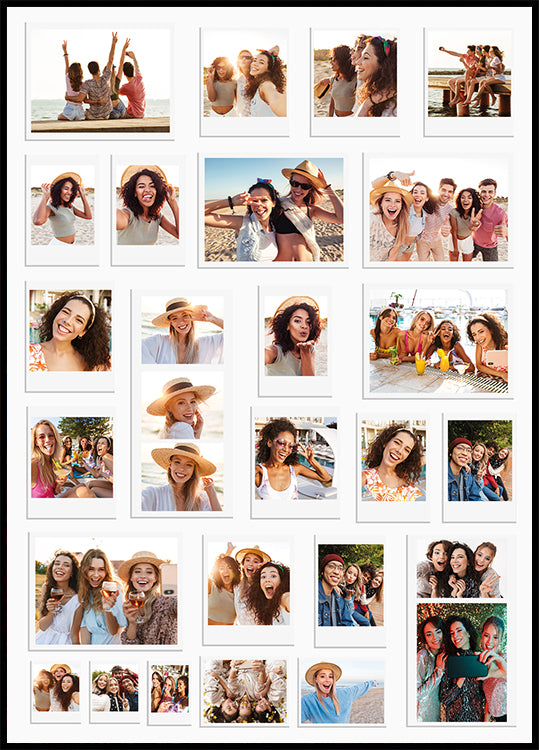 Custom Polaroid Memory Plakat