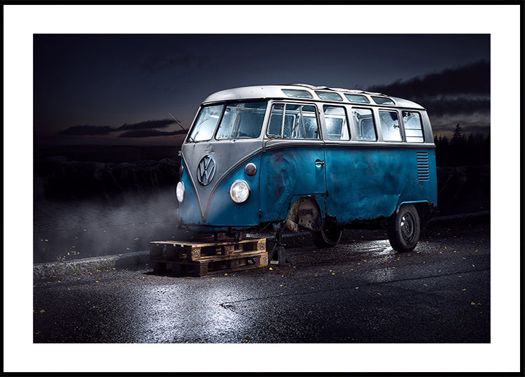 VW Kleinbus Plakat
