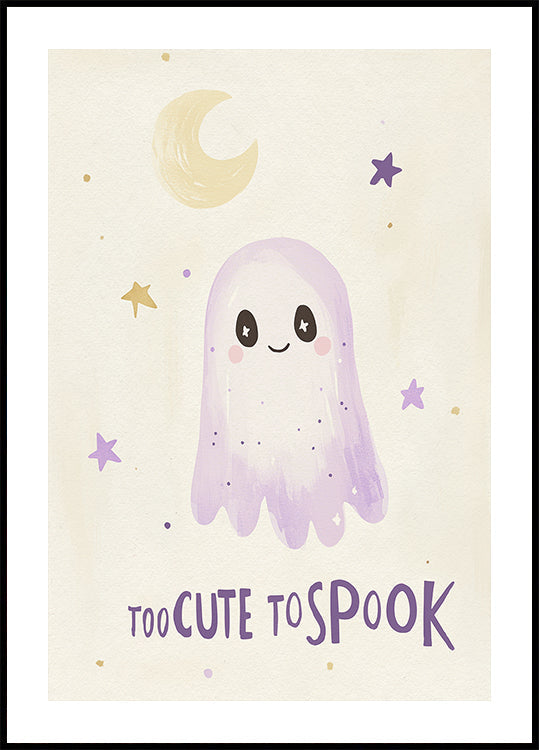 Adorable Ghost Night Plakat