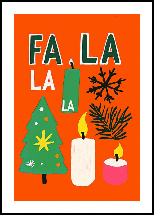 Festive Cheer Burst Plakat