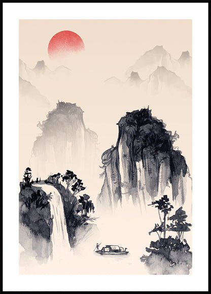 Calmness by the Mountains Poster №2 Plakat