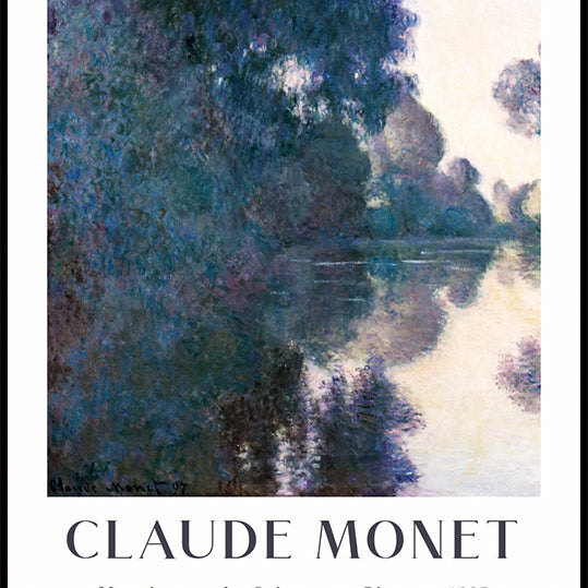 Claude Monet Morning on the Seine near Giverny Plakat