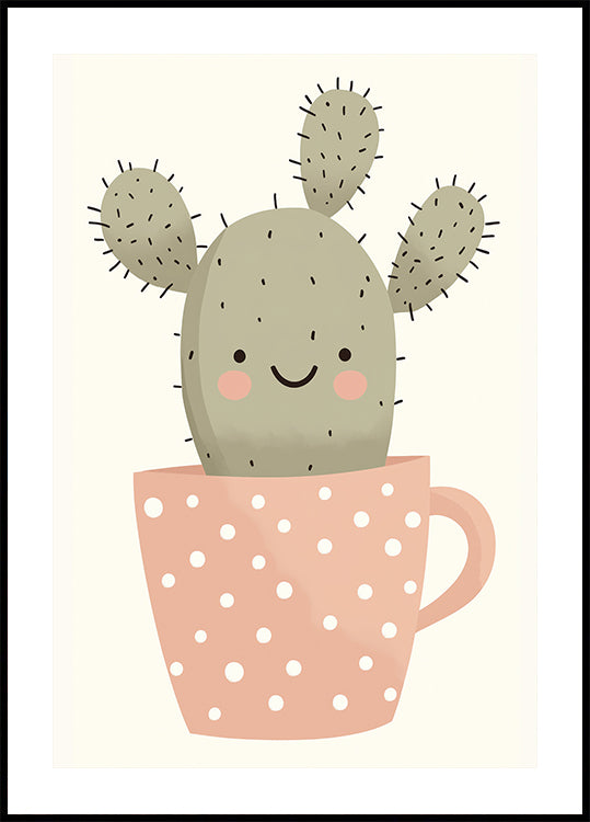 Smiling Cactus Plakat