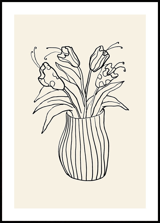 Vase Sketch Plakat