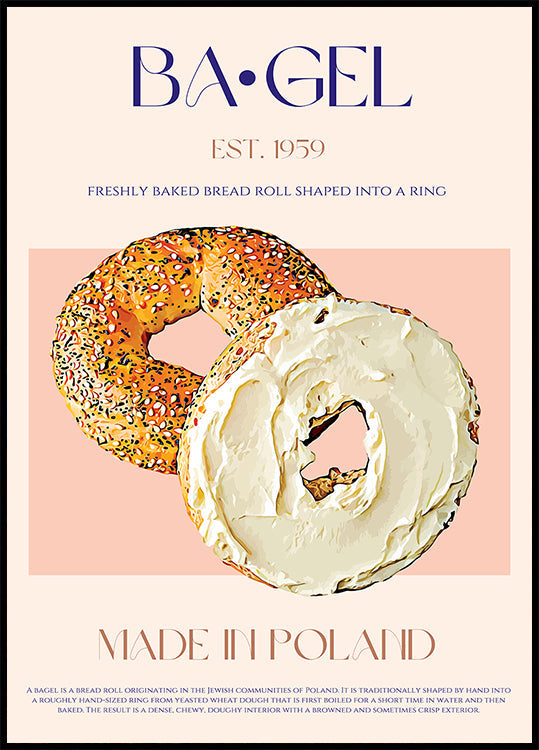 Polish Bagel Delight Plakat
