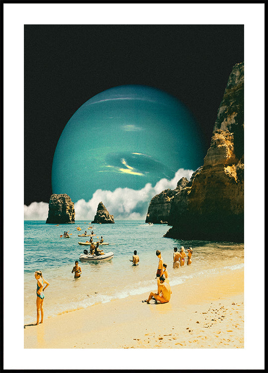 Space Beach Plakat