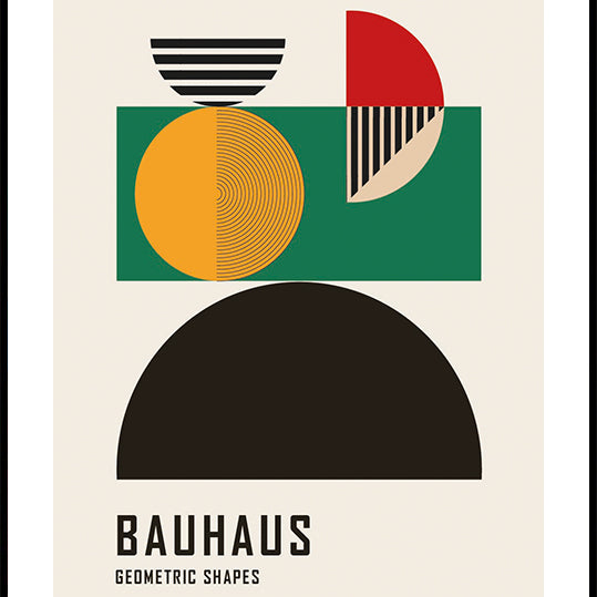 Bauhaus Geometric Shapes №4 Plakat