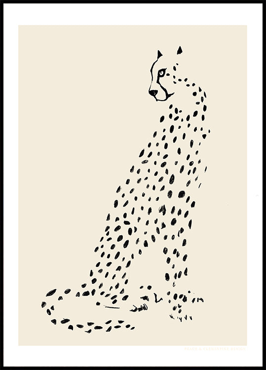Pandc Leopard Plakat