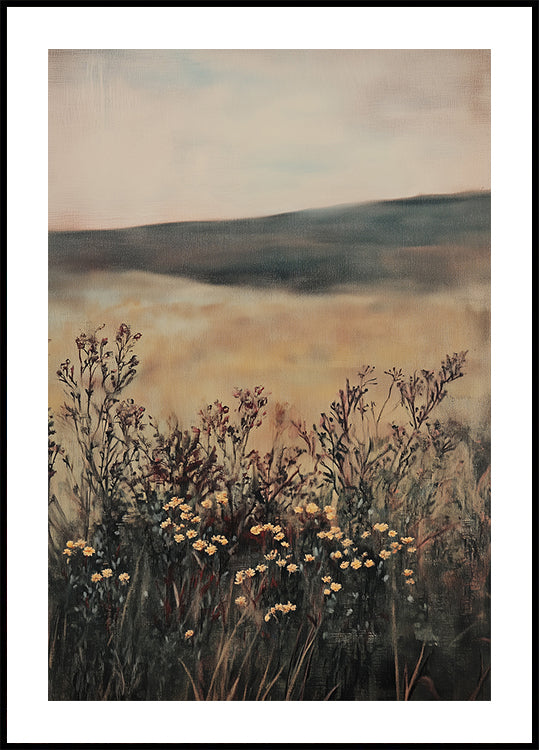 Landscape Flower Plakat