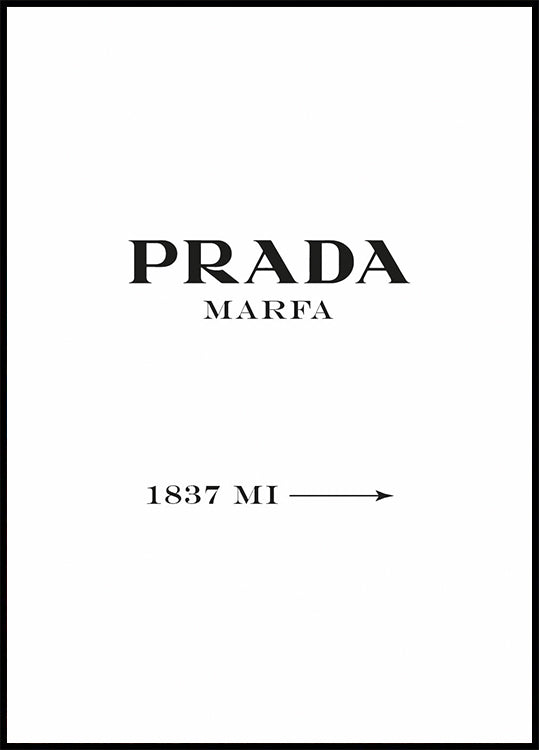 Prada Marfa Plakat