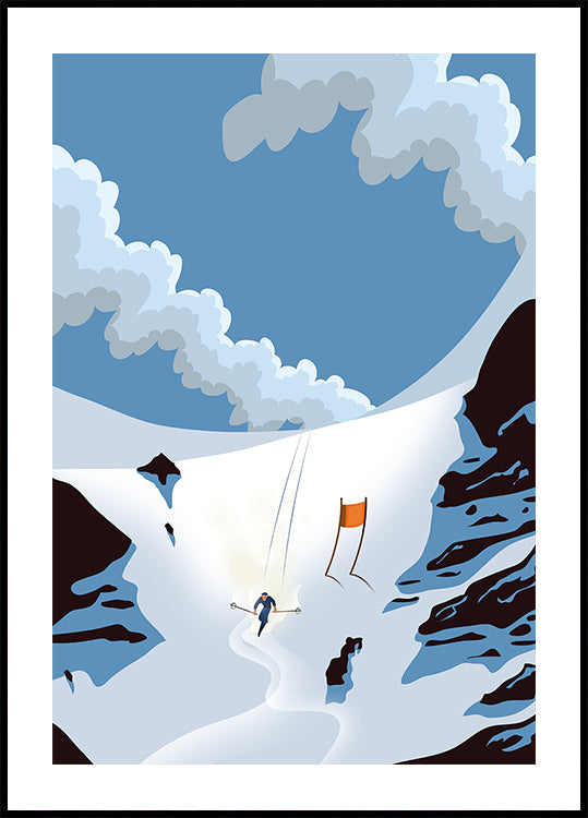 Snowy Mountain Plakat