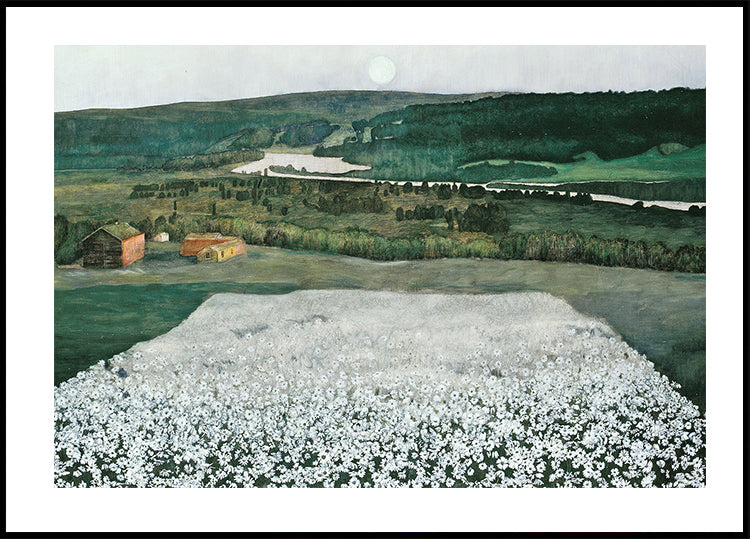 Flower Meadow in the North By Harald Sohlberg Plakat