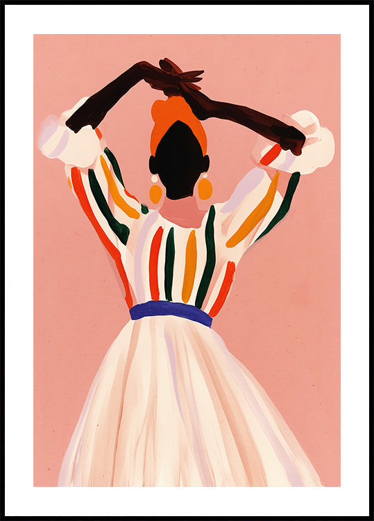 Vibrant Silhouette Plakat