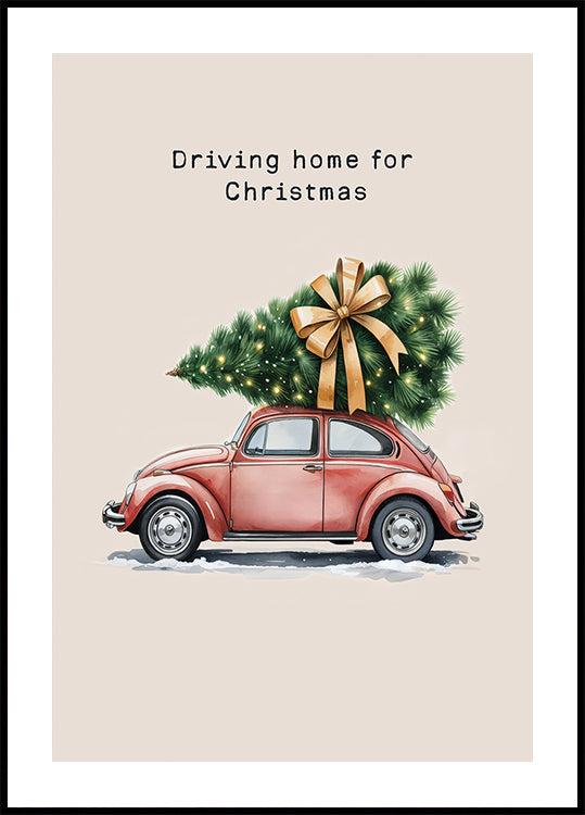 Driving Home for Christmas Plakat