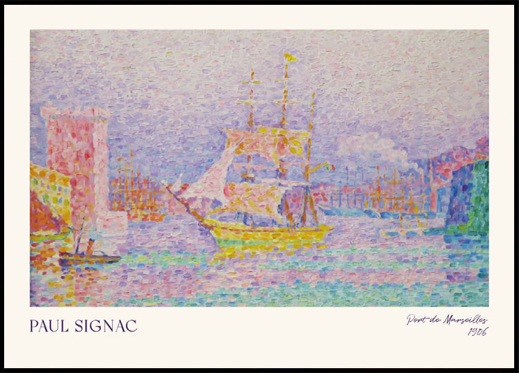 Port De Marseilles, Paul Signac Plakat