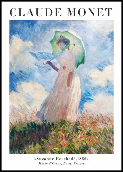 Claude Monet - Suzanne Hoschedé Plakat