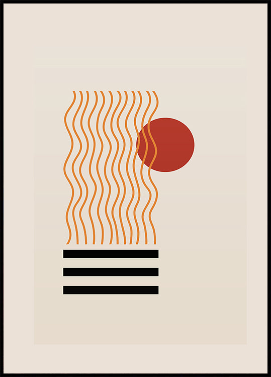 Solar Waveforms Plakat