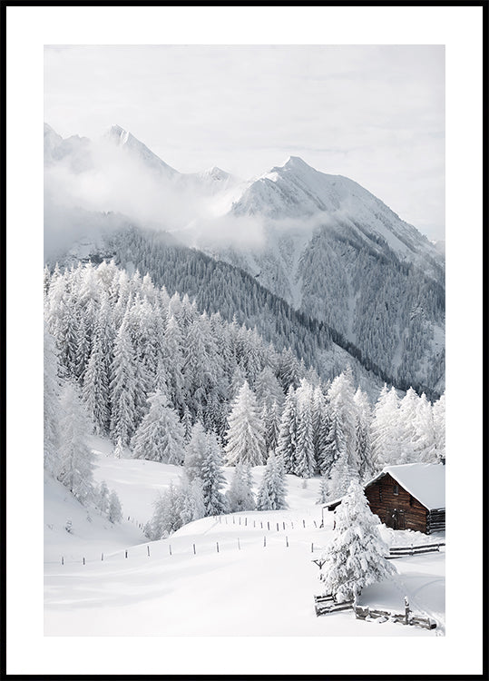 Winter Fairy Tale in the Alps Plakat