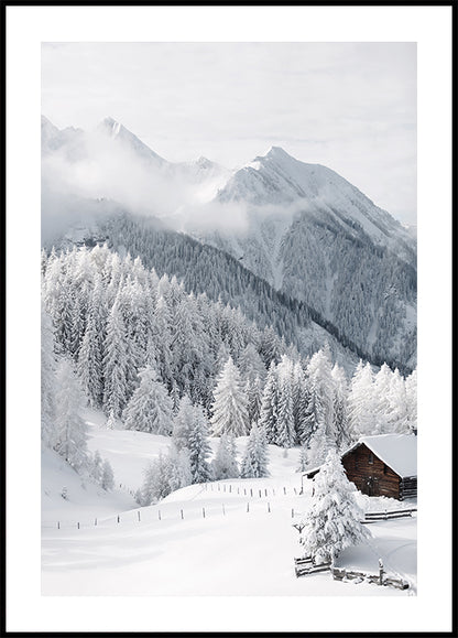 Winter Fairy Tale in the Alps Plakat