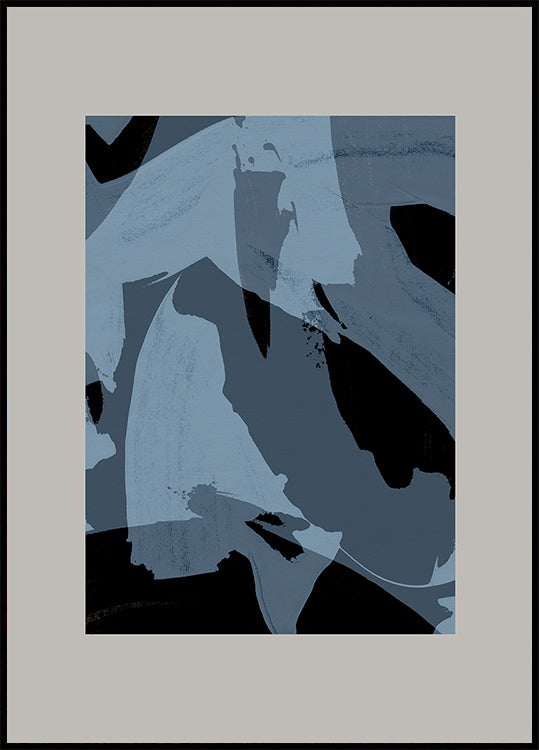 Abstract Brush Strokes 60Y Plakat