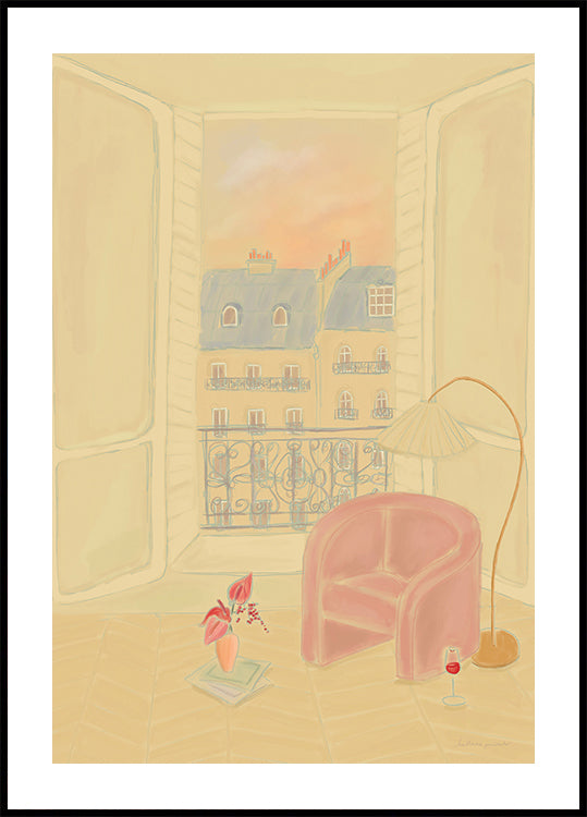 Cozy Paris Apartment Plakat