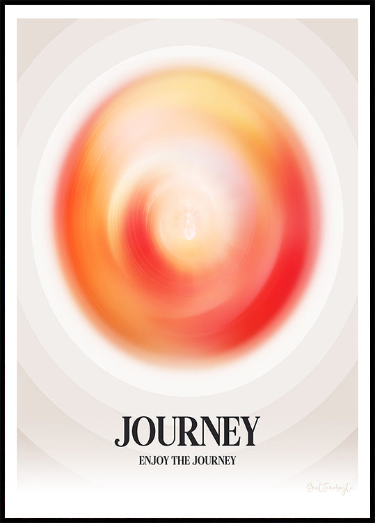 Vibrant Whirl Plakat