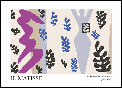 H. Matisse The Knife Thrower  Plakat